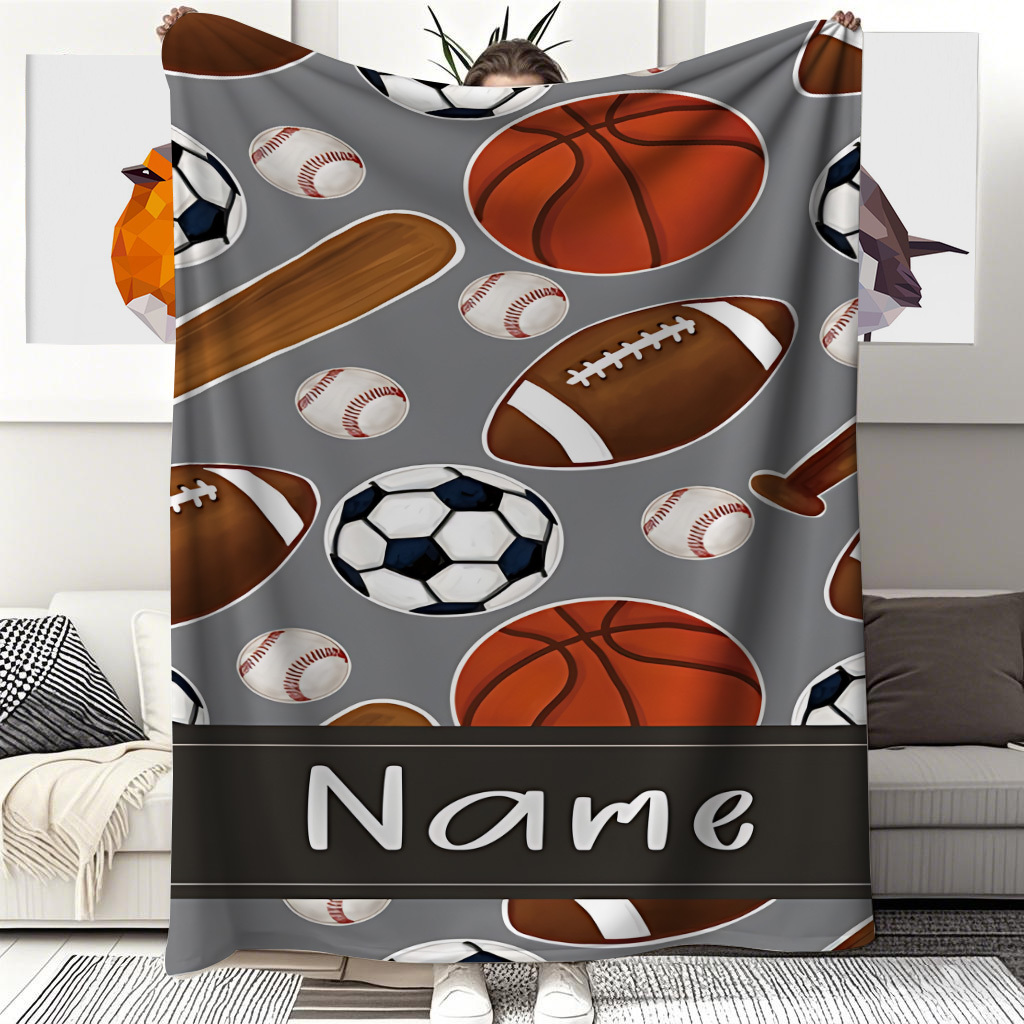 Name Sports Equipment - 1 couverture de sport avec nom
