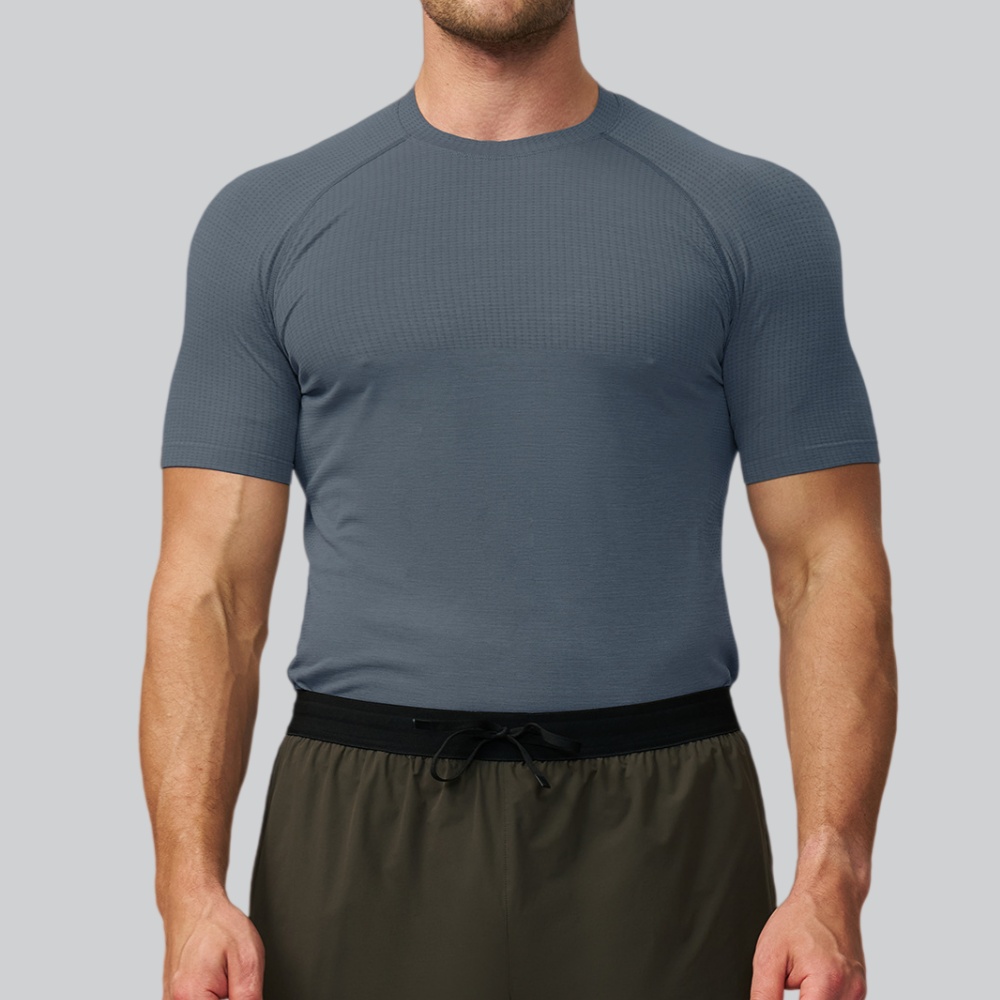 Sports Equipment Logo - T-shirt de sport uni pour homme,