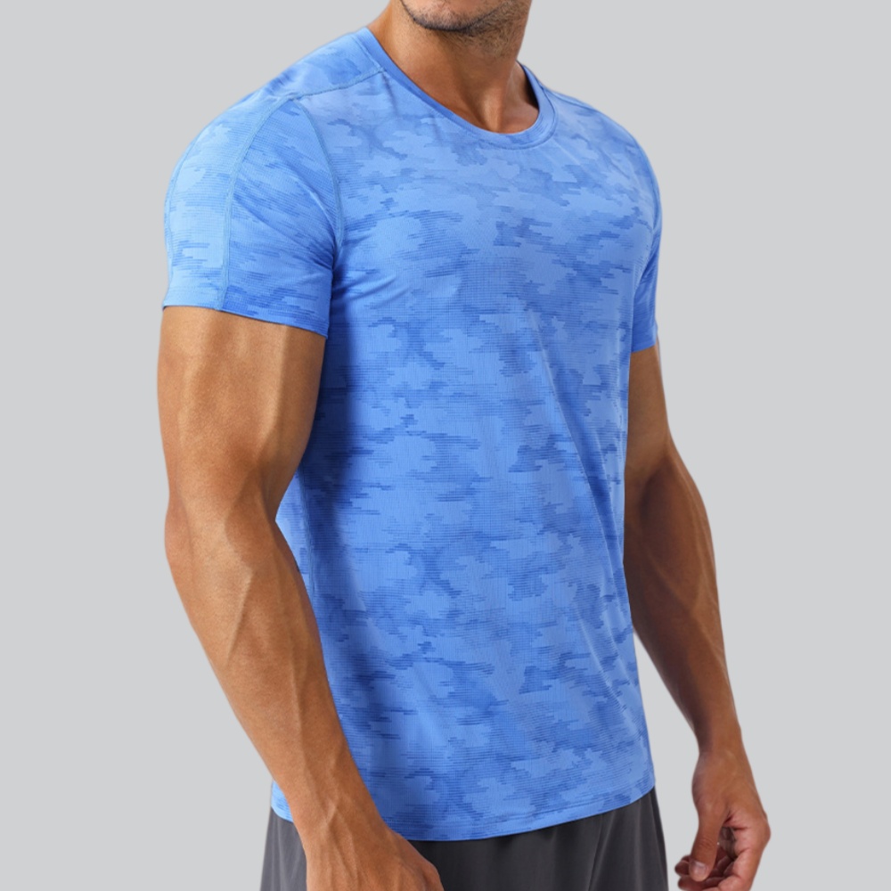 Sports Equipment Logo - T-shirt à col rond pour hommes,