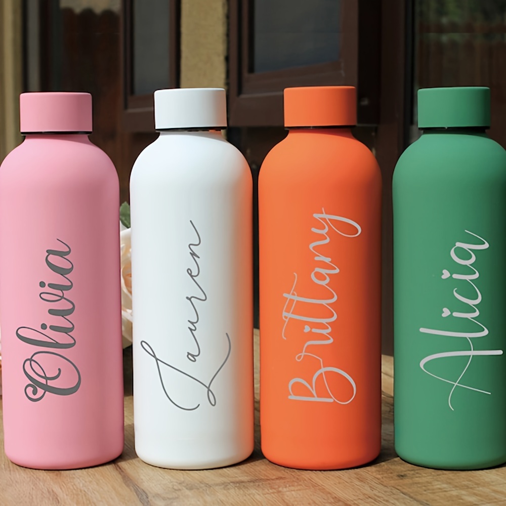 Name Sports Equipment - Thermos personnalisé avec nom, grande bouteille