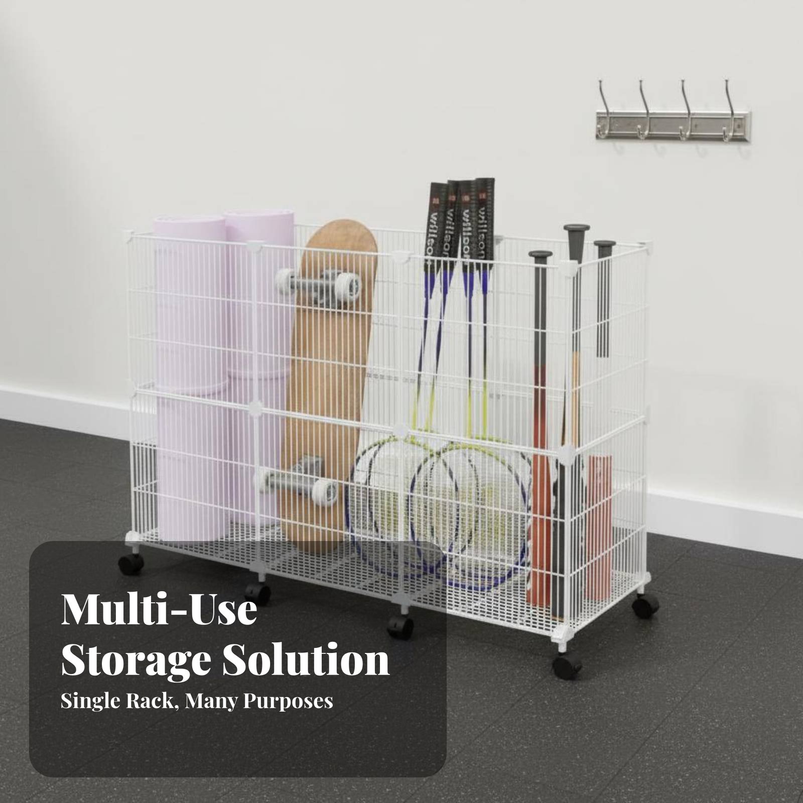 Sports Equipment Storage - Chariot de rangement pour équipement sportif
