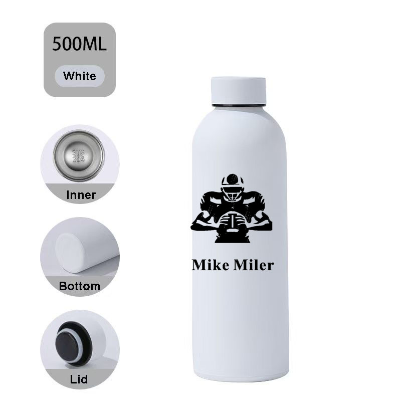 Name Sports Equipment - Thermos avec Logo personnalisé de 750ml,