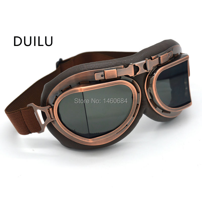 Sports Equipment In Flight - Lunettes de pilote de moto rétro,
