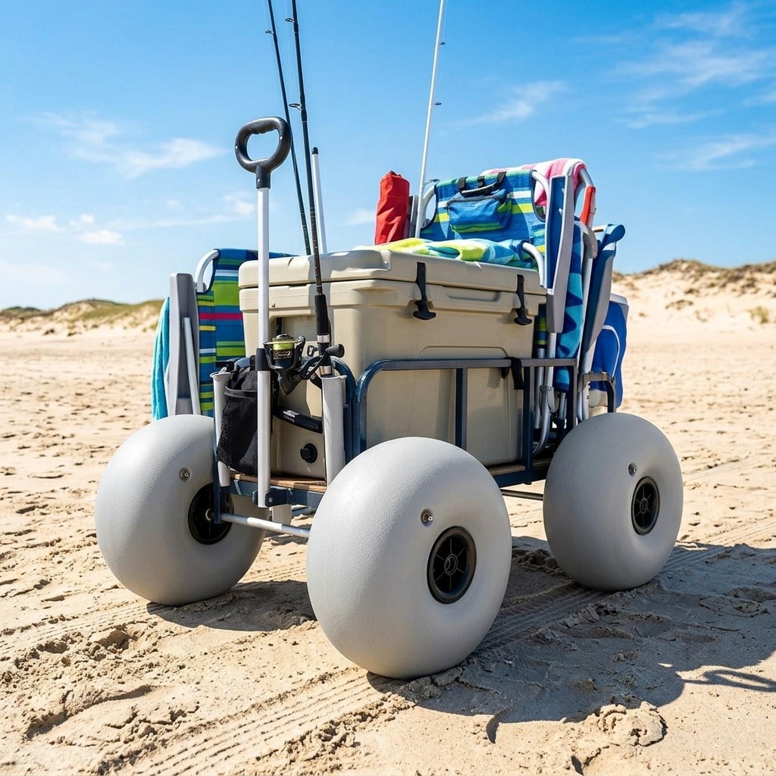 Sports Equipment Trolley - Chariot de plage avec roues de