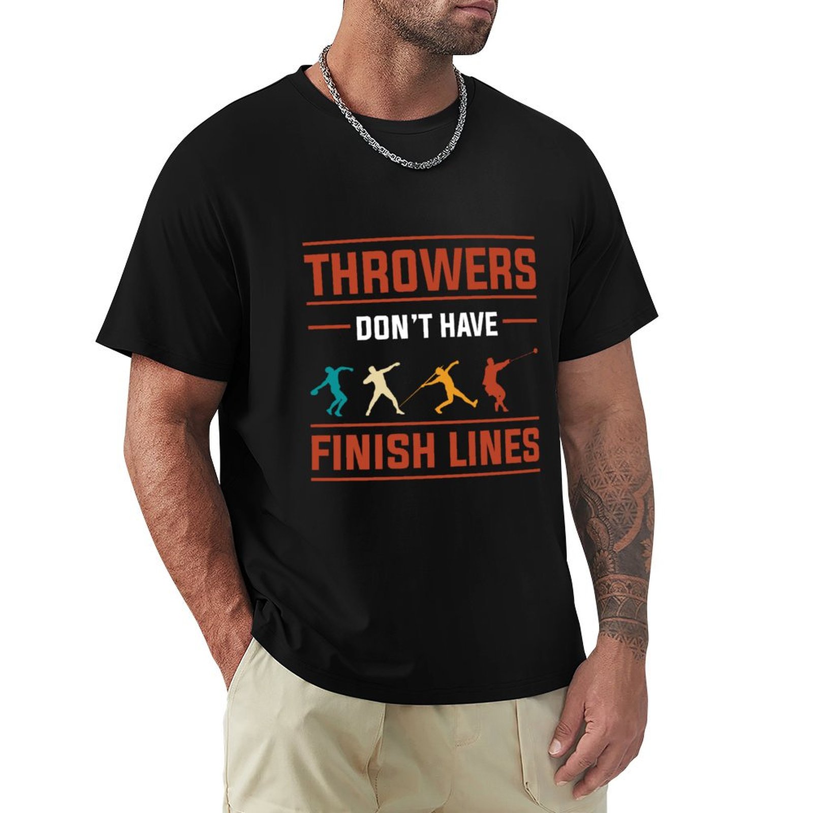 Javelin Throwing - T-shirt sur le thème de Noël
