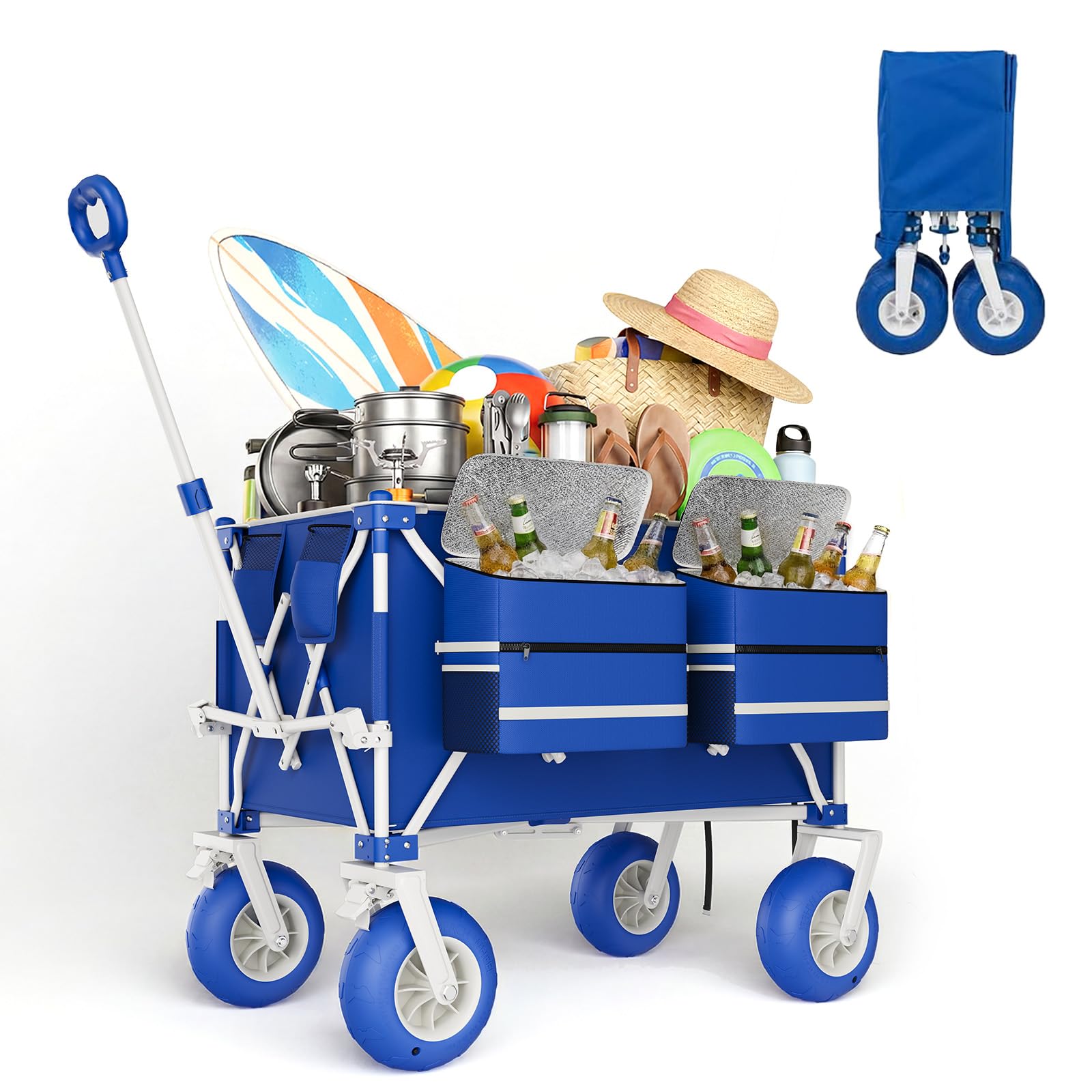 Chariot de plage robuste 460 L - Sports Equipment Trolley avis et prix