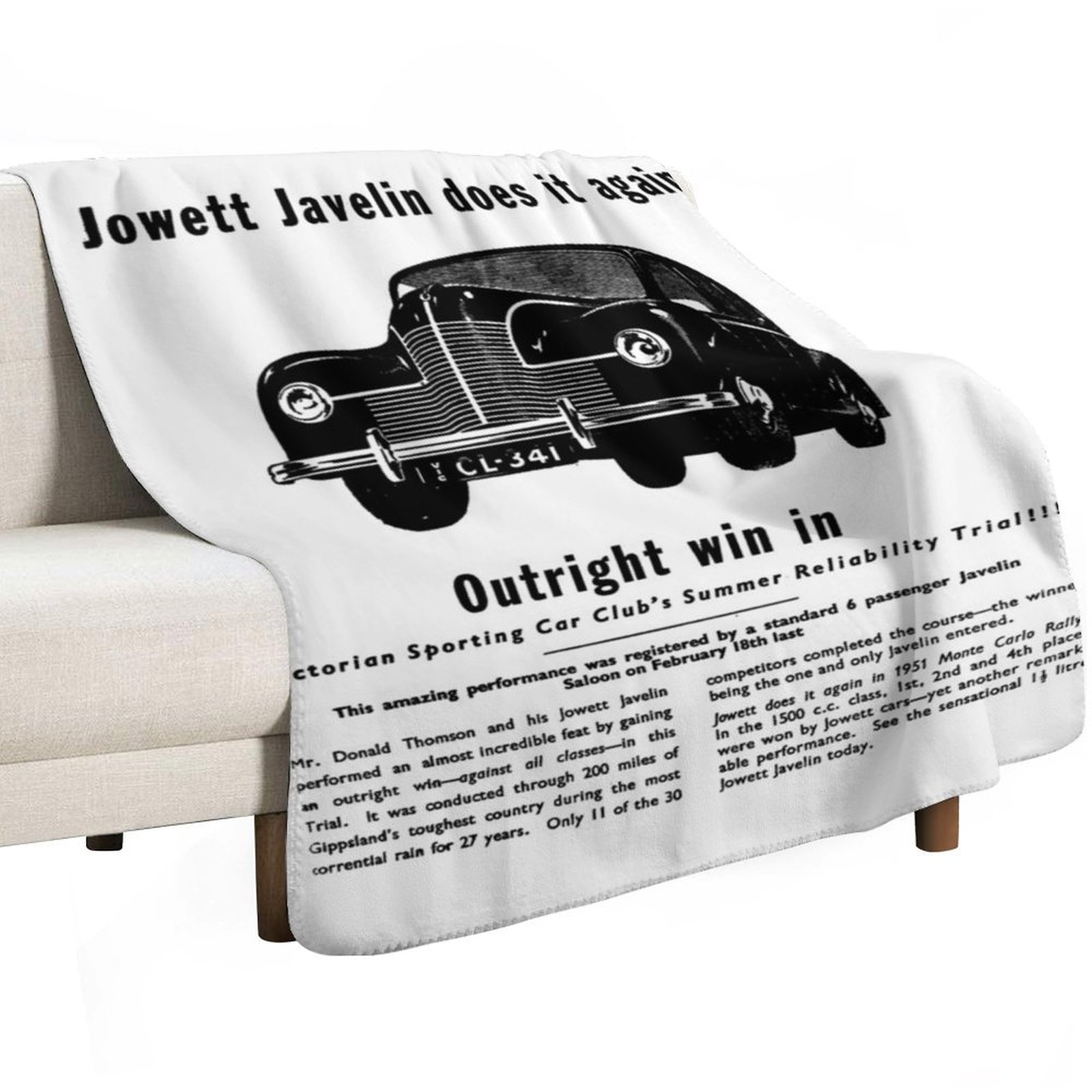 Couverture JOWETT JAVELIN pour - Javelin Throwing avis et prix