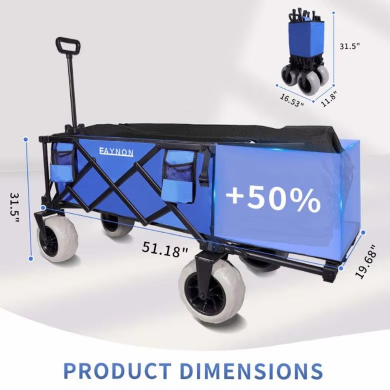Chariot de plage pliable YTUIN - Sports Equipment Trolley avis et prix