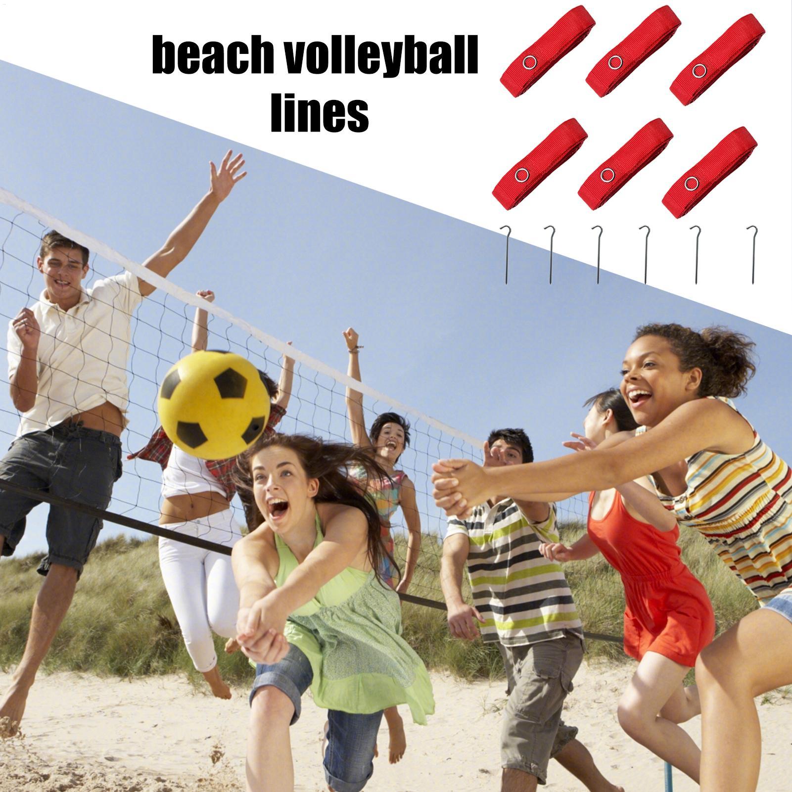 6x Cordes de marquage portable - Sports Equipment Volleyball avis et prix